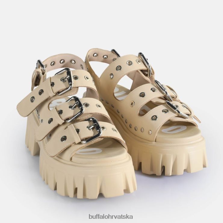 krema Buffalo veganske sandale s tvrdom platformom lav |sandale TDD6T720